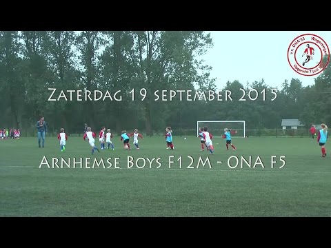 Arnhemse Boys F12M - ONA F5 zaterdag 19 september 2015