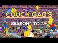 Simpsons The Simpsons Couch Gag S Season 1 To 34 Thesimpsons
