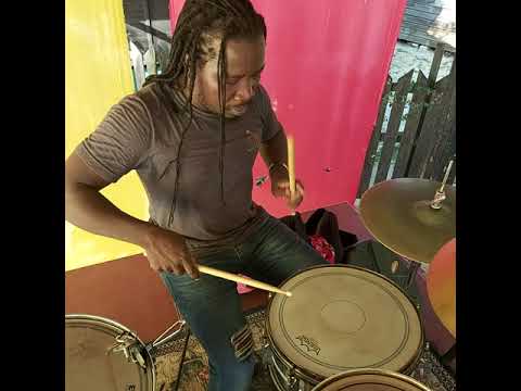 How to play reggea one drop on drums,  roots hi-hat pattern tutorial made popular by carlton barrett