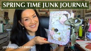 Springtime Treasures - Handmade Junk Journal Flip Through