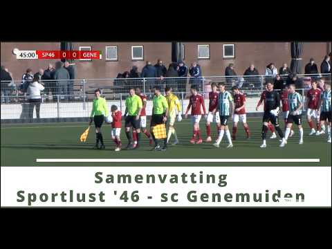 Samenvatting Sportlust '46 - sc Genemuiden