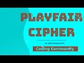 Playfair Cipher in CNS | Coding Commentry | #Playfaircipher #tamil