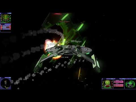 Star Trek: Bridge Commander | Updated Assimilated Akira vs Klingon Borg Hunters