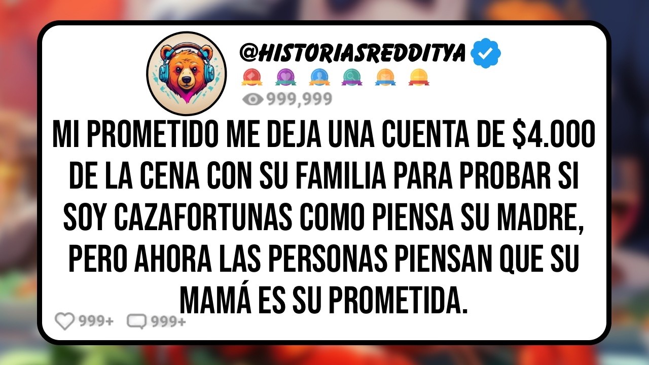 Mi PROMETIDO me Deja Sola con una Cuenta de $4 000 Luego de Cenar con su FAMILIA Para Probar si ...