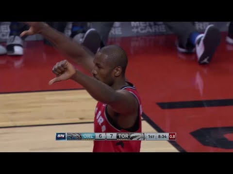 Raptors Highlights: Ibaka Blocks Hezonja - April 8, 2018