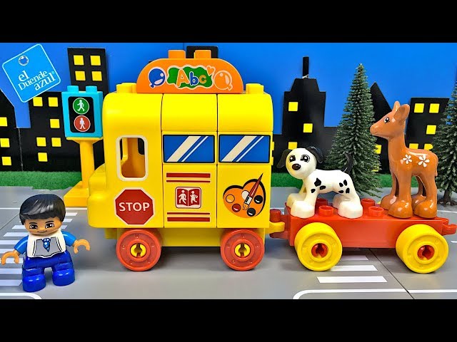 Vídeo relacionado con Mega Bloks Autobús Escolar, Juguete de construcción para niños +1 año (Mattel GCX10)