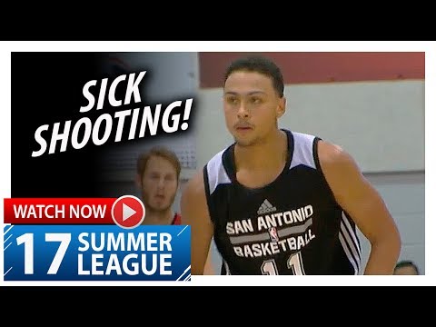 Bryn Forbes Full Highlights vs Trail Blazers (2017.07.11) Summer League - 35 Pts, 5 Reb, SICK!