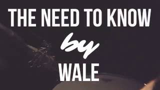 Wale - The Need to Know (featuring SZA) - DRUM COVER