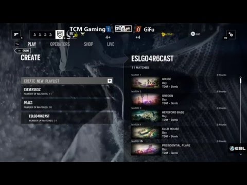 ESL EU Go4R6 (PC) #7 GRAND FINAL TCM Gaming vs GiFu