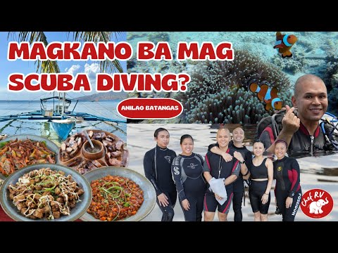 MAGKANO BA MAG SCUBA DIVING? | Chef RV in Anilao, Batangas