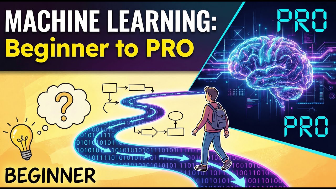 The Ultimate ML Guide: From Basics to Advanced Concepts.  #ML #machinelearning #concepts #beginners