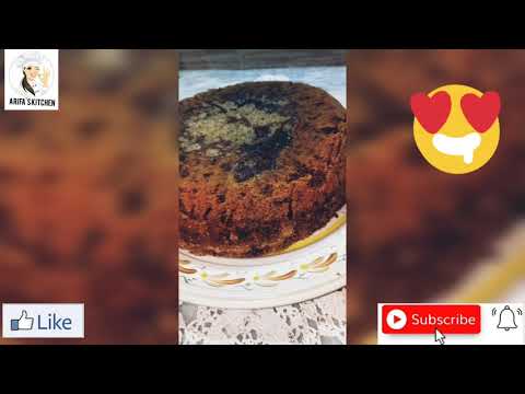 How to make  simple sponge chocolate  cake  by Arifa'skitchen