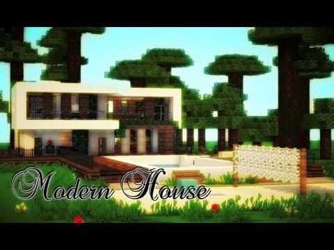 Beautiful Modern House [Fully equipped] Minecraft Project