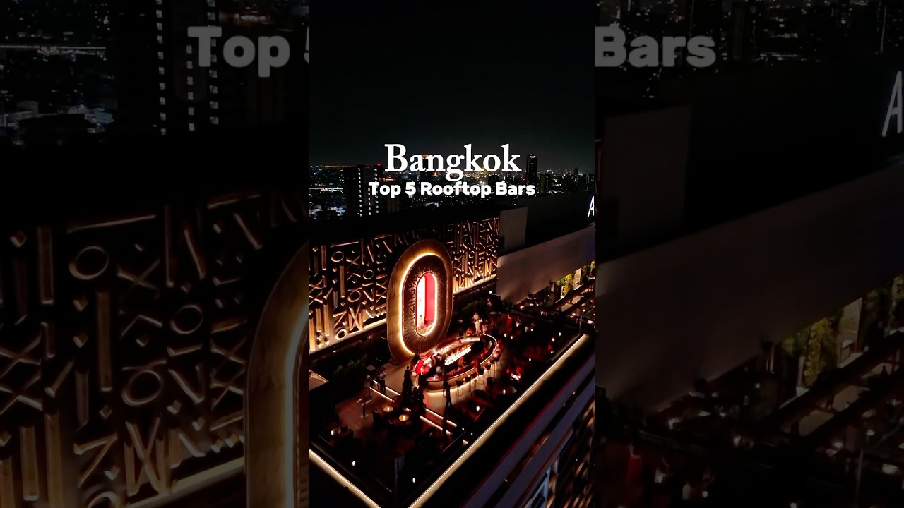 Save this Top 5 Rooftop Bars in Bangkok 👯‍♀️🇹🇭 #rooftop #bangkok #skybar