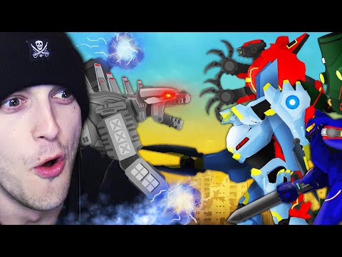 Reacting to MECHA GODZILLA vs PACIFIC RIM JAEGERS