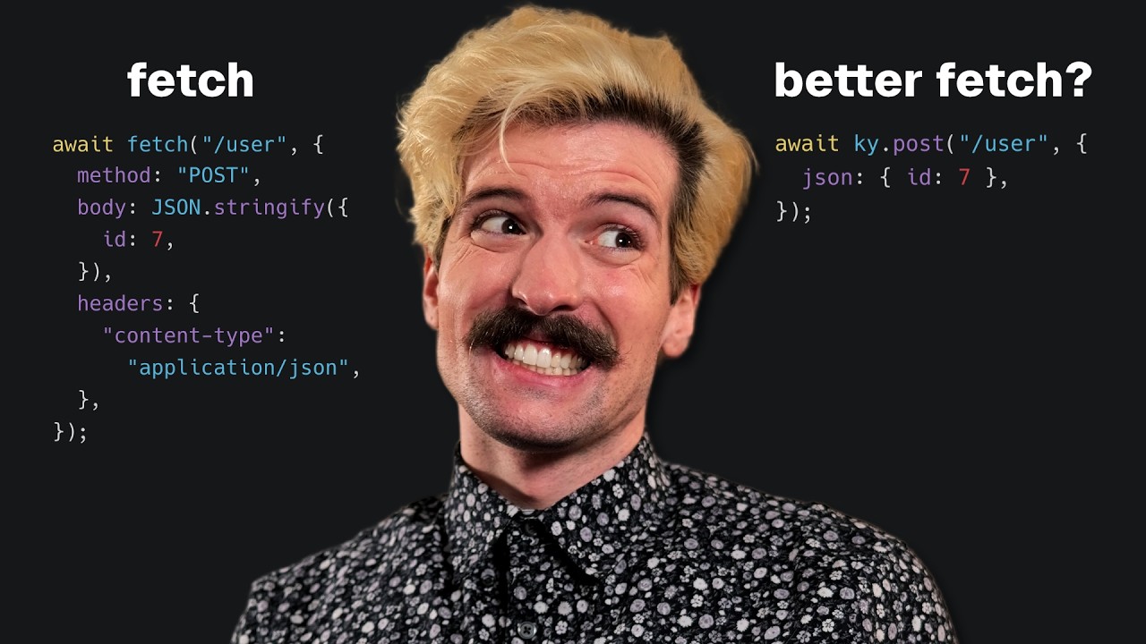 ky: Like fetch() but less bad