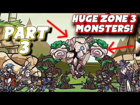 Clicker Guild Gameplay: Pt 3 - "HUGE Zone 3 Monsters!" - Walkthrough Guide
