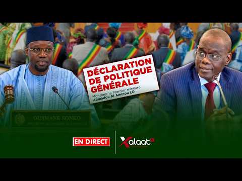 EN DIRECT - Assemblée - Déclaration de Politique Générale, avec Al Aminou Lo face à Ousmane Sonko