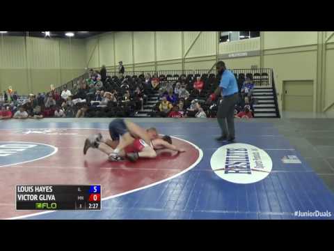 120 lbs. Final - Louis Hayes, IL vs. Victor Gliva, MN