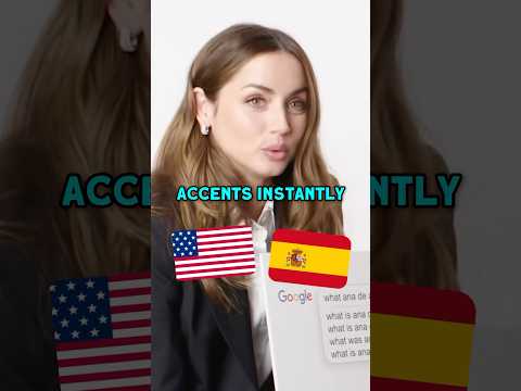 Ana de Armas Can Switch Accents Instantly #shorts