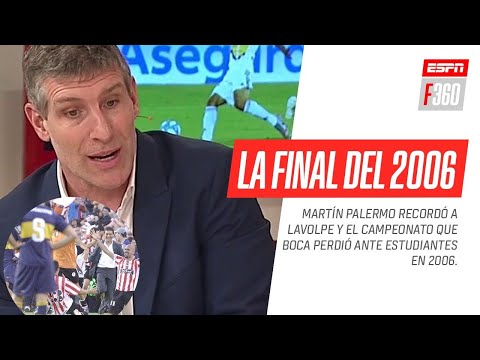 ¡Contundente! #Palermo recordó a #Lavolpe y el título que #Boca perdió ante #Estudiantes en 2006