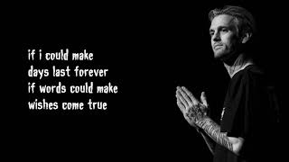 Aaron Carter - Time In A Bottle (Lyrics)