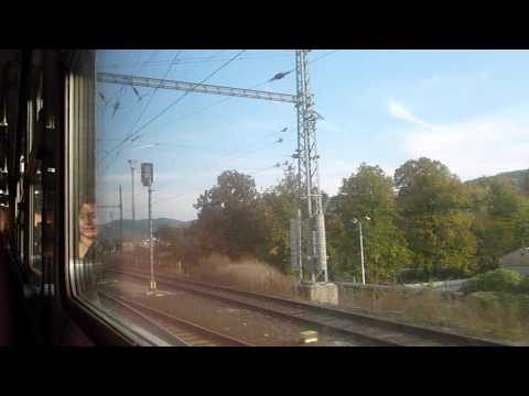 Jízda ve vagóně Bdt279 na vlaku Os 6823 mezi stanicemi Ústí n.L.hl.n. - Ústí n.L.sever