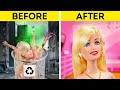 Barbie Transformation! 😍🤩 Barbie Doll Makeover Hacks And Crafts 🌈