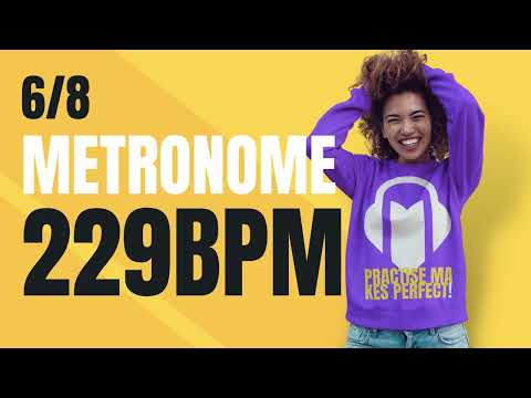👉 6/8 METRONOME 229 BPM