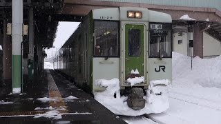 preview picture of video '【FHD】JR飯山線 十日町駅にて(At Tokamachi Station on the JR Iiyama Line)'