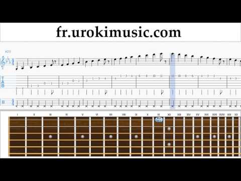 Cours de Guitare Justin Bieber - Sorry Tuto Partitions Partie#1 um-i829