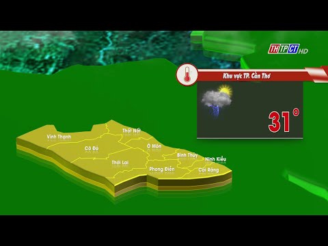 Dự báo thời tiết TP. Cần Thơ sáng 16/5/2025 – THTPCT