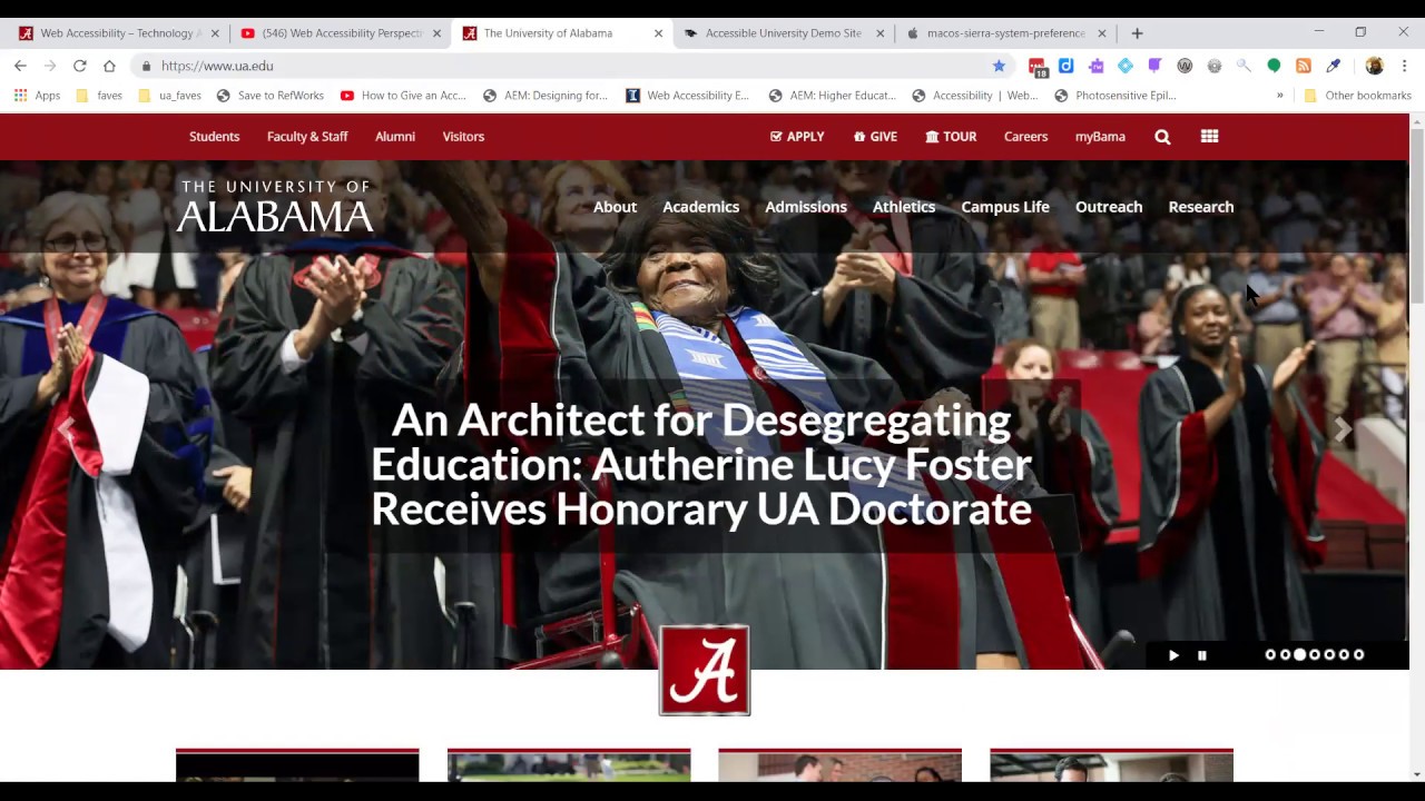Keyboard Access and Visual Focus