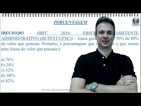 IBFC04NMQ03 - IBFC - 2016 - EBSERH - PORCENTAGEM