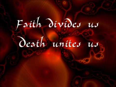 download lagu mp3 mp4 Faith Divides Us Death Unites Us Lyrics, download lagu Faith Divides Us Death Unites Us Lyrics gratis, unduh video klip Faith Divides Us Death Unites Us Lyrics