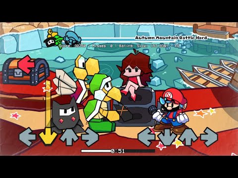 Friday Night Funkin' THE ORIGAMI KING v.2.0 - Autumn Mountain Battle (FC)