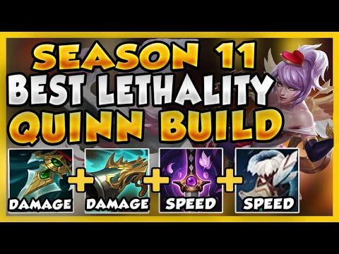 RANK 1 QUINN BEST LETHALITY BUILD TO RUN AFTER THE NERFS (SUPER FAST ONE-SHOTS) - League of Legends