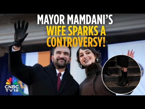 NYC Mayor Mamdani’s Wife Rama Duwaji Wears $630 Boots To Swearing-In Ceremony | N18G | CNBC TV18