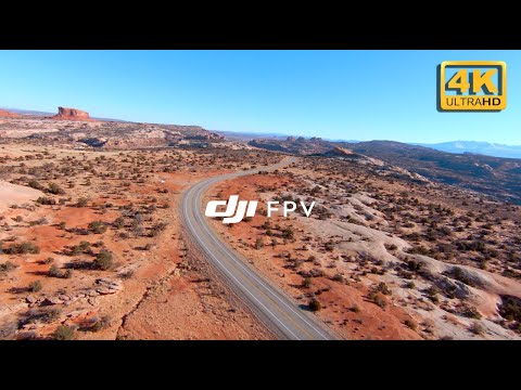 Moab in Utah, Dji Fpv Drone, 4K Video, Relaxing with Amazing Nature [4K]