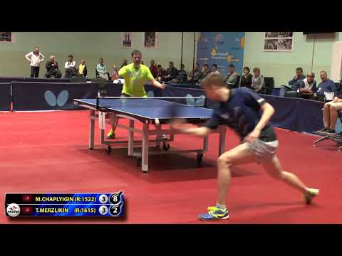 7.ЧАПЛЫГИН - МЕРЗЛИКИН #RUSSIAN #Championships #tabletennis #настольныйтеннис