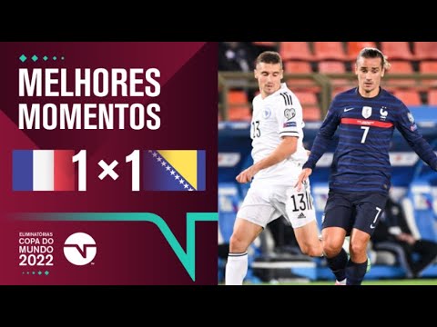 Gols e lances de França x Bósnia-Herzegóvina