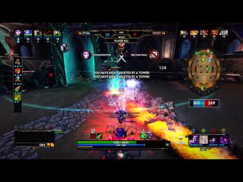 Smite: Quadra Kill + 2 assists