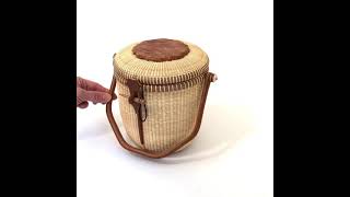 Nantucket Firelight: 6 inch round purse