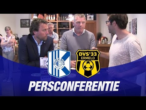 Persconferentie Quick Boys - DVS'33 Ermelo