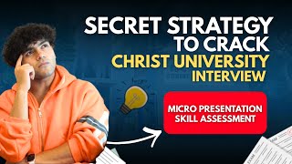 Secret Strategy to crack Christ University Interview | Christ University Bangalore | Harshit Chauhan