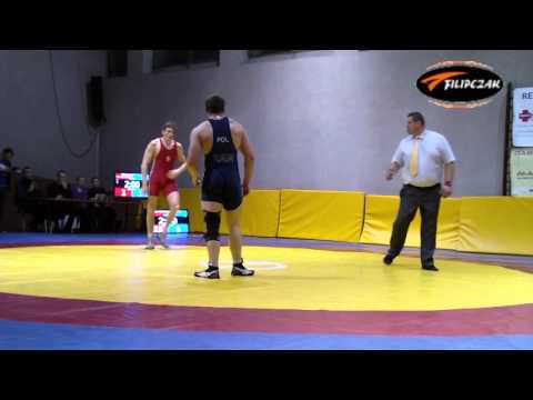Liga Seniorów SW 2011 - II Mecz Fin. - kat 96 kg - Wojciechowski (Slavia) vs. Filipczak (Ceramik)