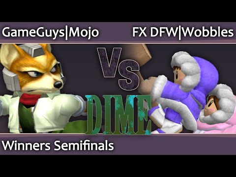 DIME13 Melee - GameGuys Mojo (Fox) vs FX DFW Wobbles (ICs) - Winners Semifinals