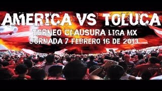 preview picture of video 'América vs Toluca Liga MX Fecha 7 Clausura 2013'