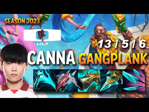 DK Canna GANGPLANK vs JAX Top - KR Ranked
