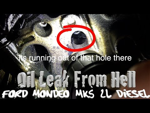 Oil Leak From Hell !!   Rear Main Oil Seal?...Ford Mondeo Mk5 2L Diesel